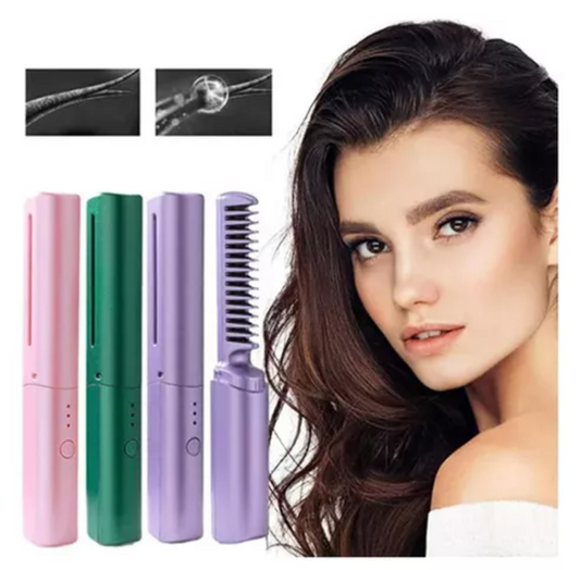 Liso Mágico Portátil - Mini Peine Alisador Inalambrico  ¡37% OFF!