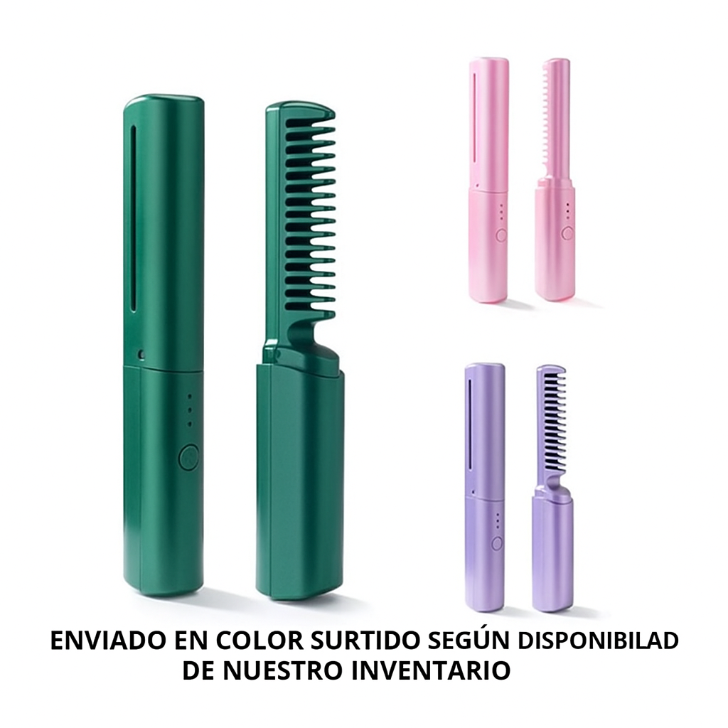 Liso Mágico Portátil - Mini Peine Alisador Inalambrico  ¡37% OFF!