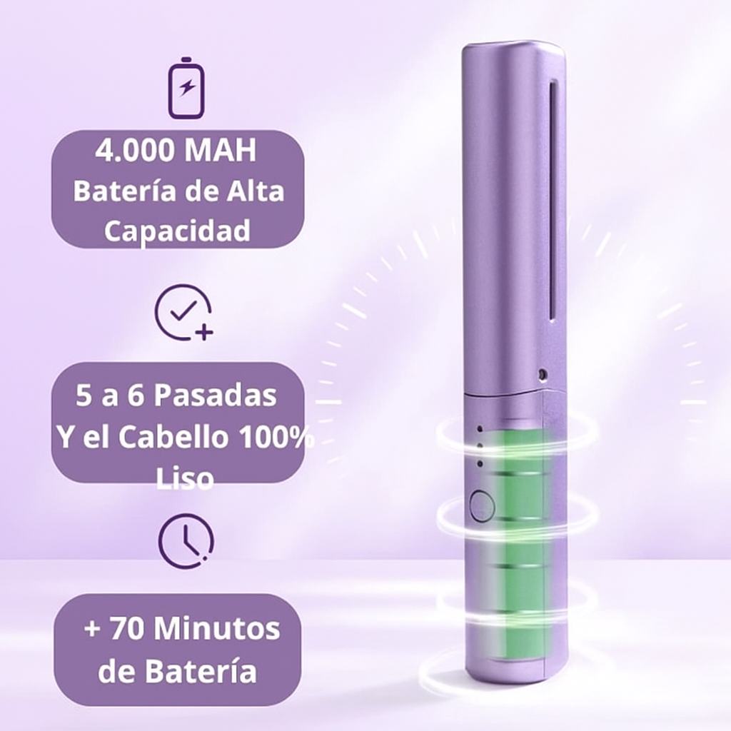 Liso Mágico Portátil - Mini Peine Alisador Inalambrico  ¡37% OFF!